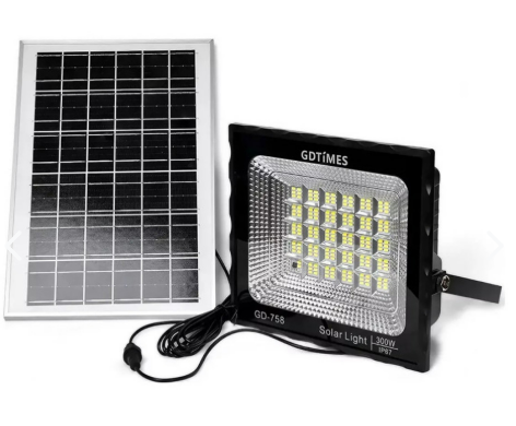 Lámpara Led 100w panel solar